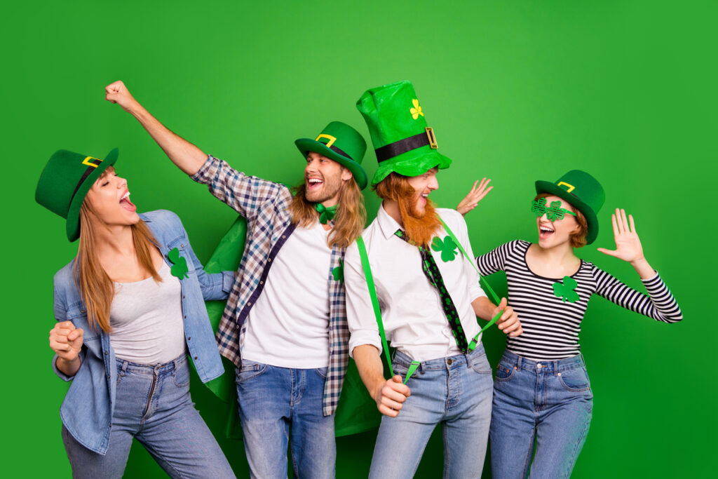 A concept image for a St. Patrick’s Day Office Party Alt Text: Gmail Email Templates for St. Patrick’s Office Party