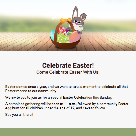 Easter Gmail and Outlook Email Templates