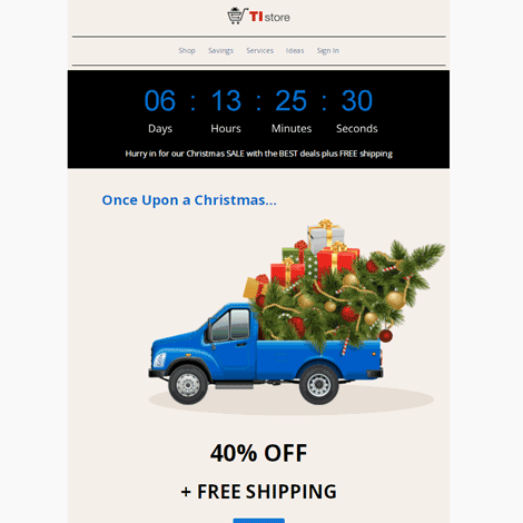 Christmas Gmail and Outlook Email Templates